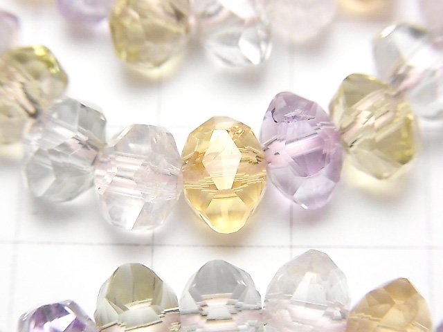 天然石ビーズ スターボタンカット9×9×6mm 1連｜天然石ビーズの卸問屋 