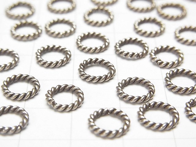 Silver925 ロープリング（開閉タイプ） 4mm・6mm・8mm・10mm 30個420円